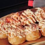 マヨポン（一味唐辛子かけ）(たこ焼き 得心本店)