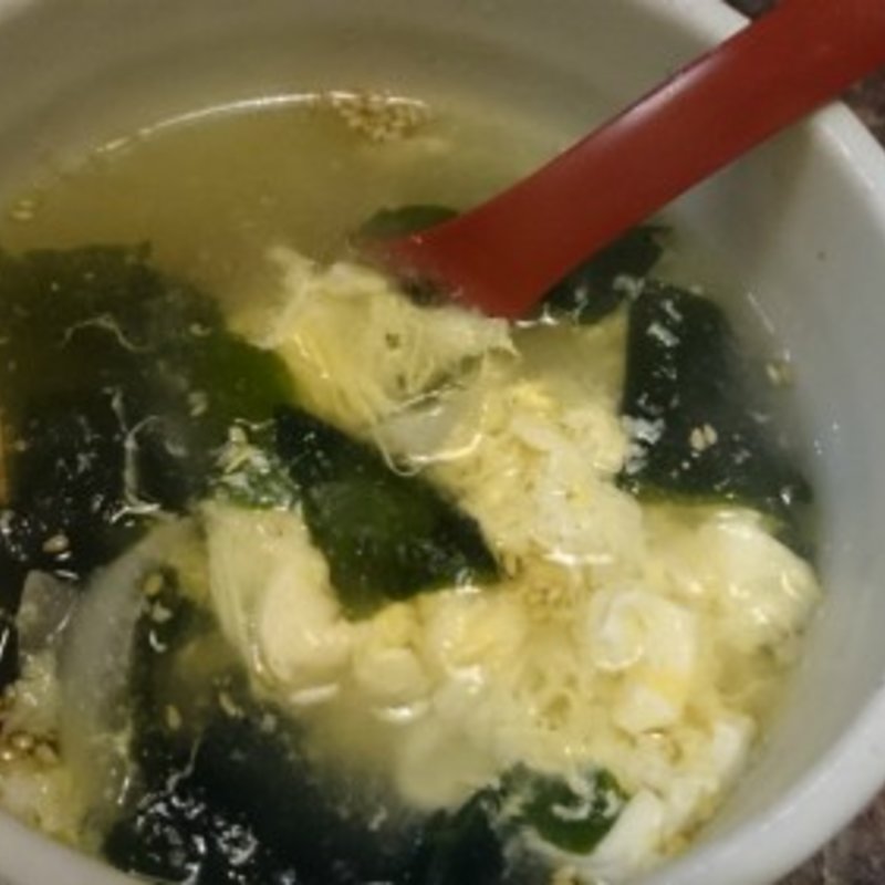 卵わかめスープ(カルビ庵 八尾店 )