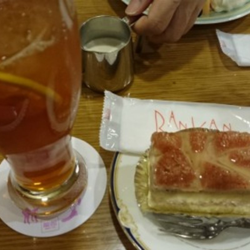 イチジクのケーキ(蘭館珈琲ハウス)