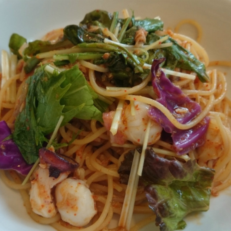 タコの赤いペペロンチーノ(PASTAまにあ （パスタマニア）)