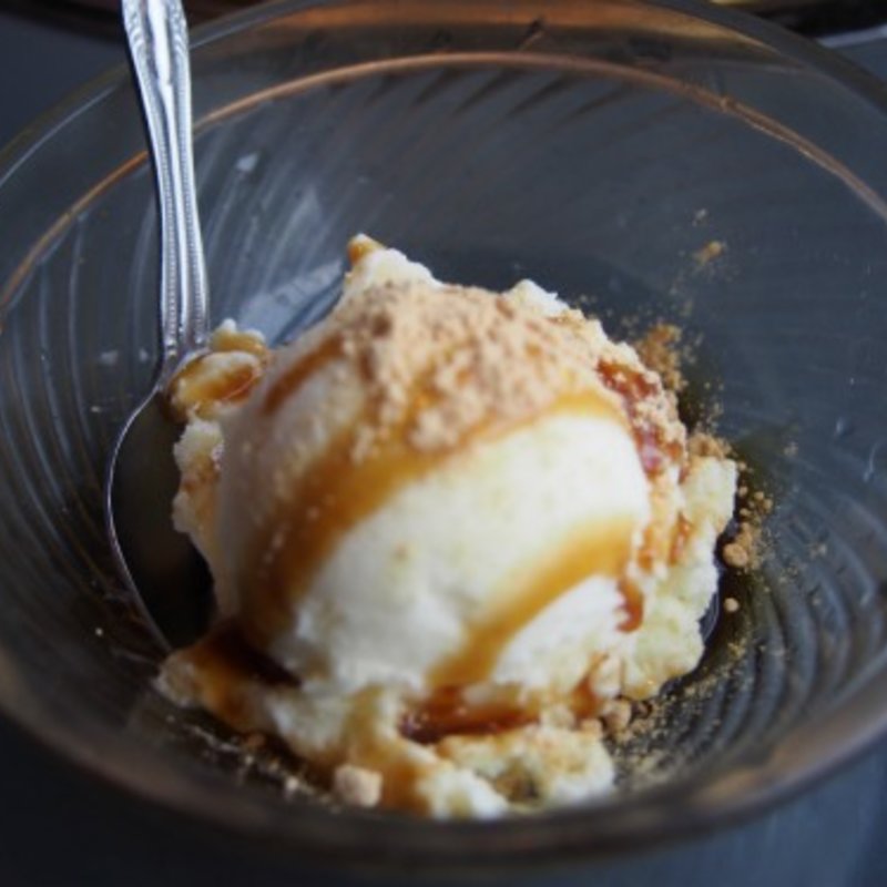 黒蜜きなこアイス(民芸肉料理はや総本店)