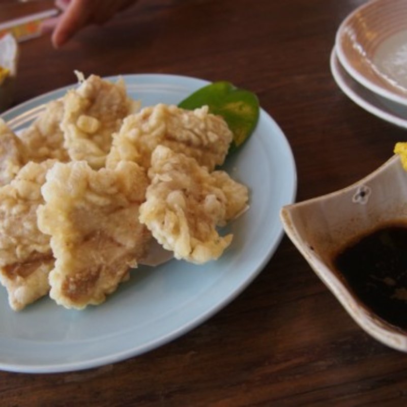 まぐろの天ぷら(びびんや )