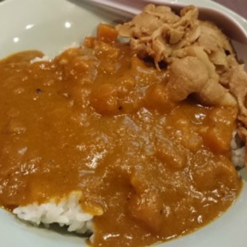 ミニカレー(丸徳ラーメン 石津店)