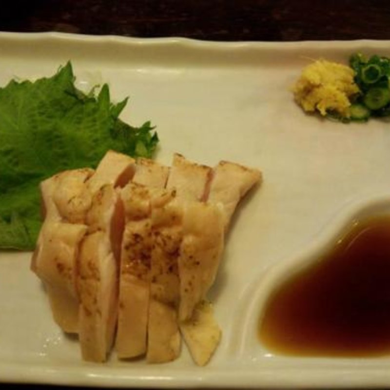 赤鶏のタタキ(笑家)