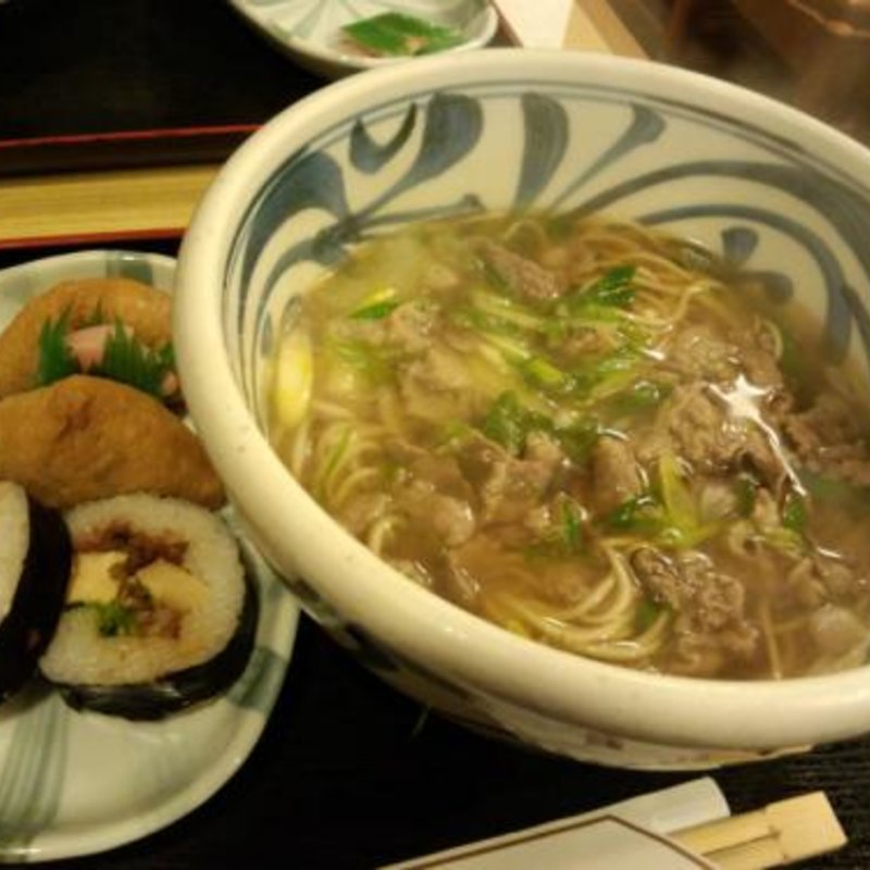 肉そば(天一 更科)