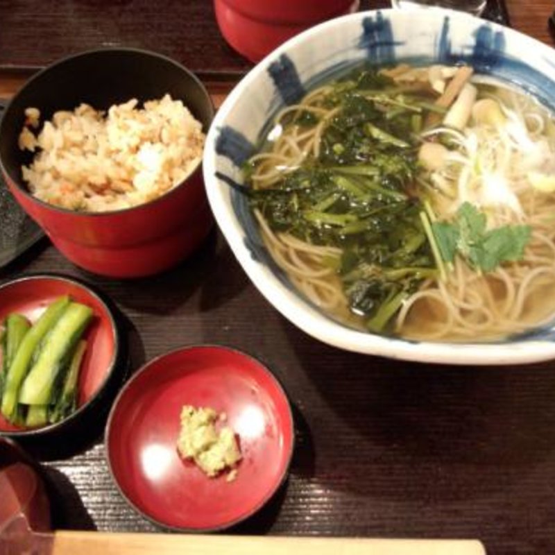 葉わさびそば定食(信州そば処 そじ坊 堺東ショップ南海店)