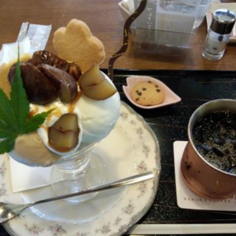 マロンパフェ(桜珈琲 鳳本店)