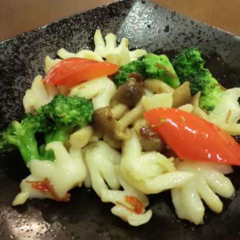 モンゴイカのXO醤和え(好天)