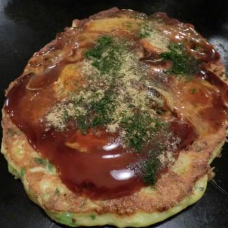 イカ豚玉焼き(美佳味 家原寺店)