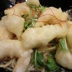 紋甲イカと海老の天ぷら和風パスタ(夢厨房 yume-kitchen)