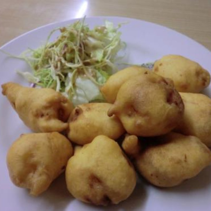 ホタテの天ぷら(来留美亭 )