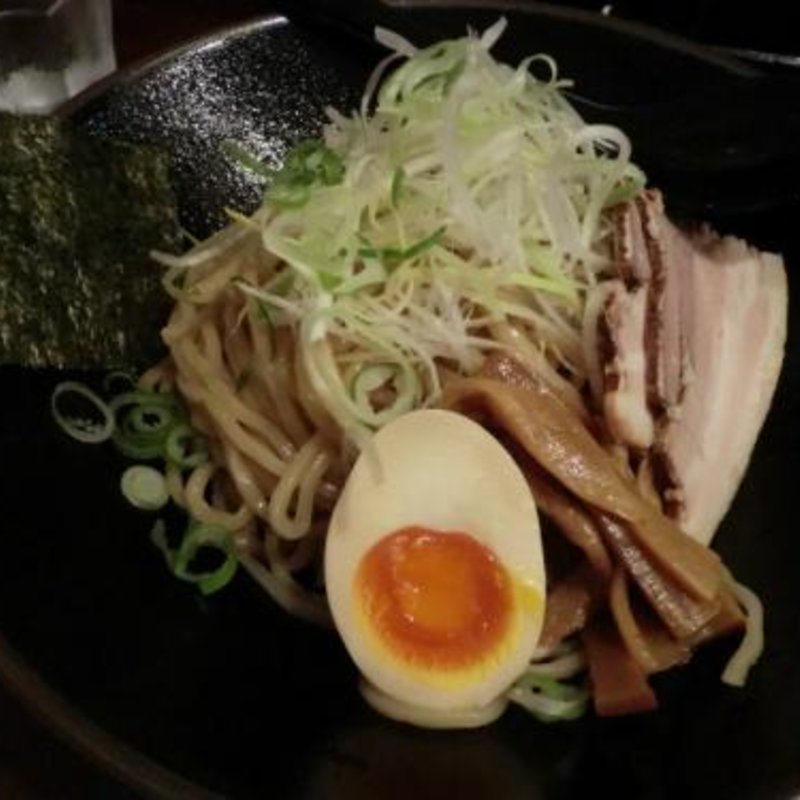 濃厚魚介スープつけ麺(らーめん麺閣)