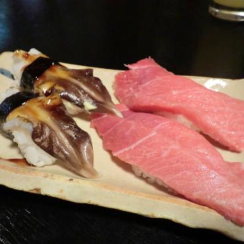 トロととり貝(西田鮨)