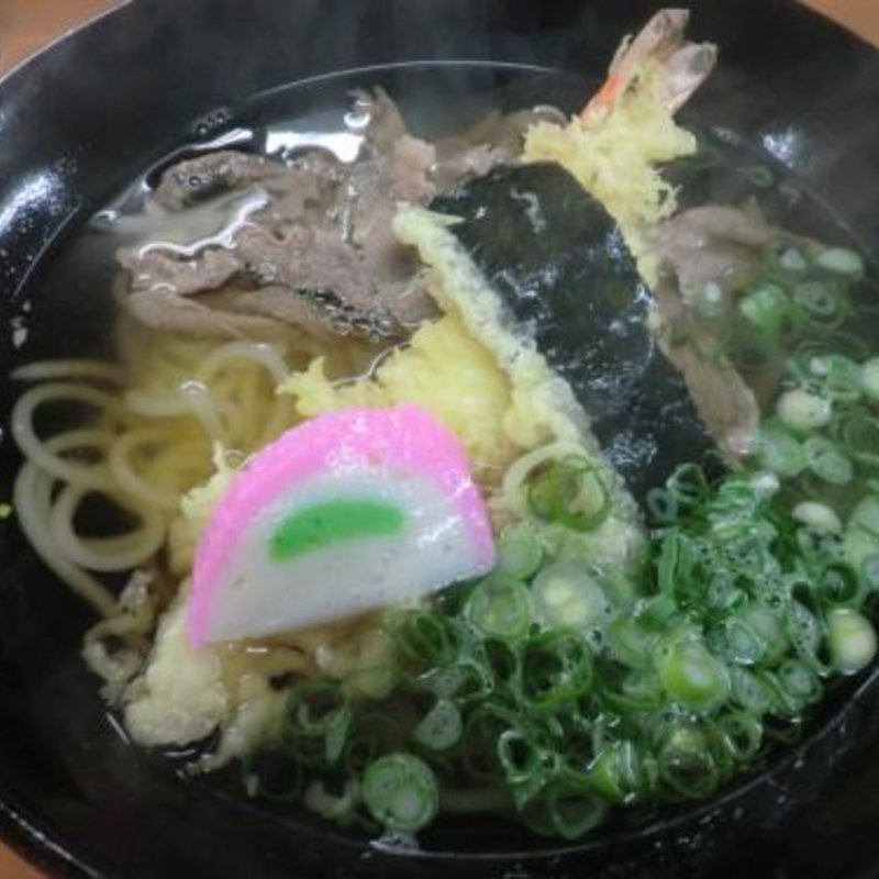 肉天うどん(げんき家)