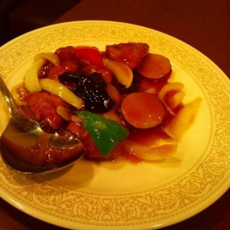 豚フィレ肉の柔らか酢豚(好天)