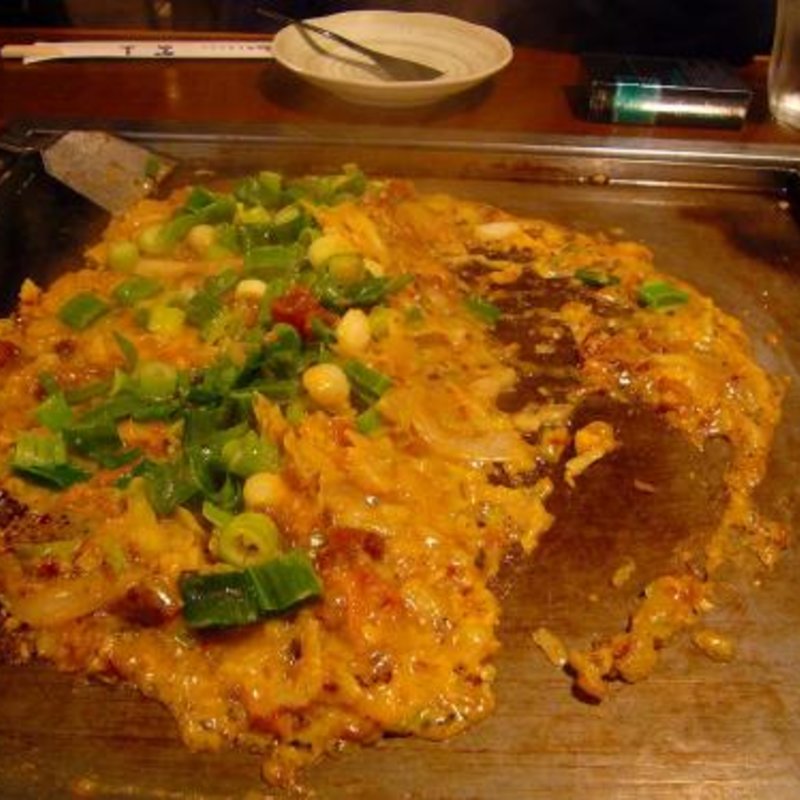 どて・ねぎ卵もんじゃ(百十)