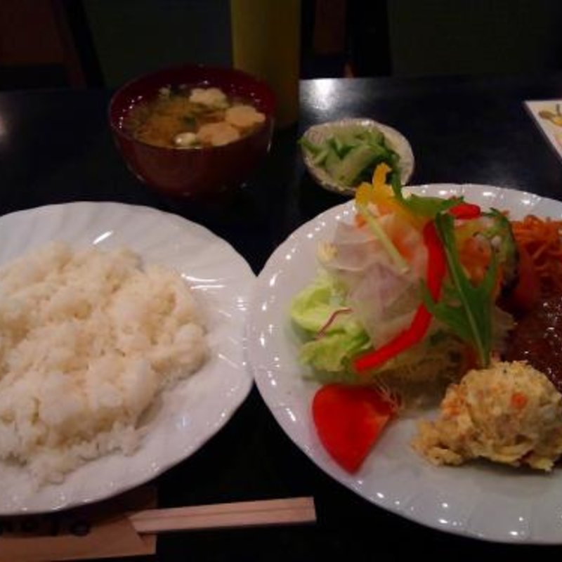 ハンバーグセット(和風ソース)(キャロル)