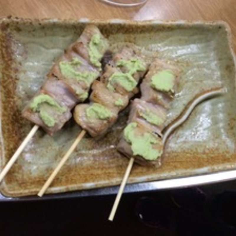 マグロトロ串焼き(世界長 新開地直売所)