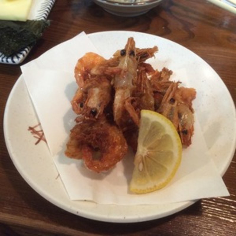 甘エビの唐揚げ3(天山閣 ハイハイ横丁)