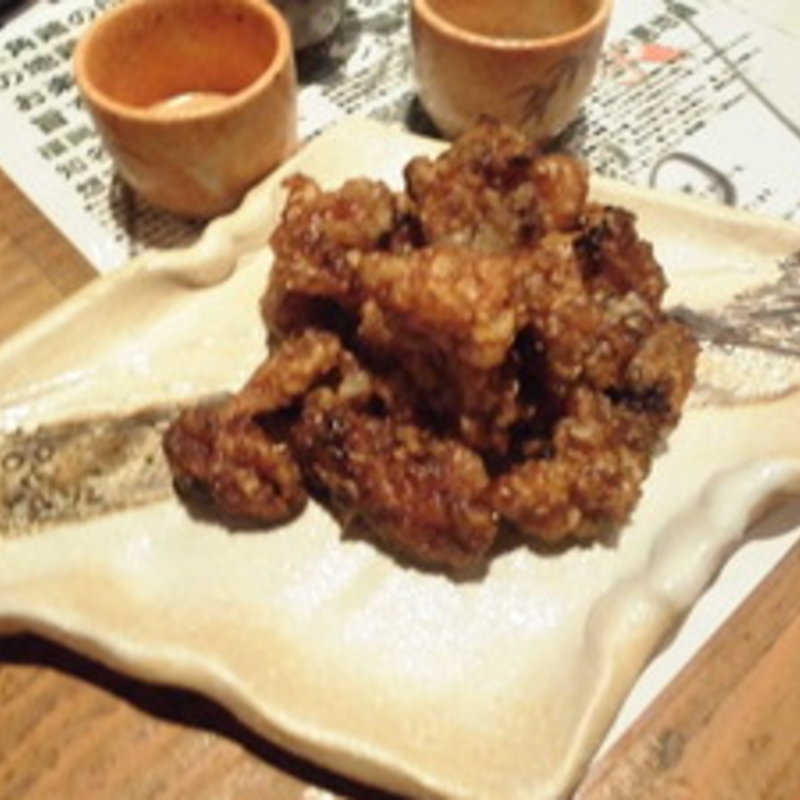 皮揚げ(鶏家 六角鶏 堺筋本町店)