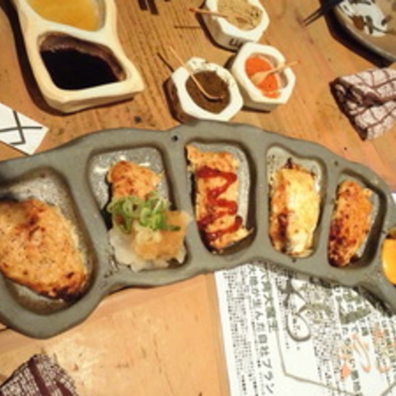 つくねの盛り合わせ(鶏家 六角鶏 堺筋本町店)