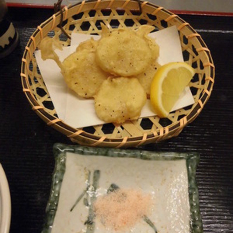 山芋の天ぷら(酒房ぶんぷく)