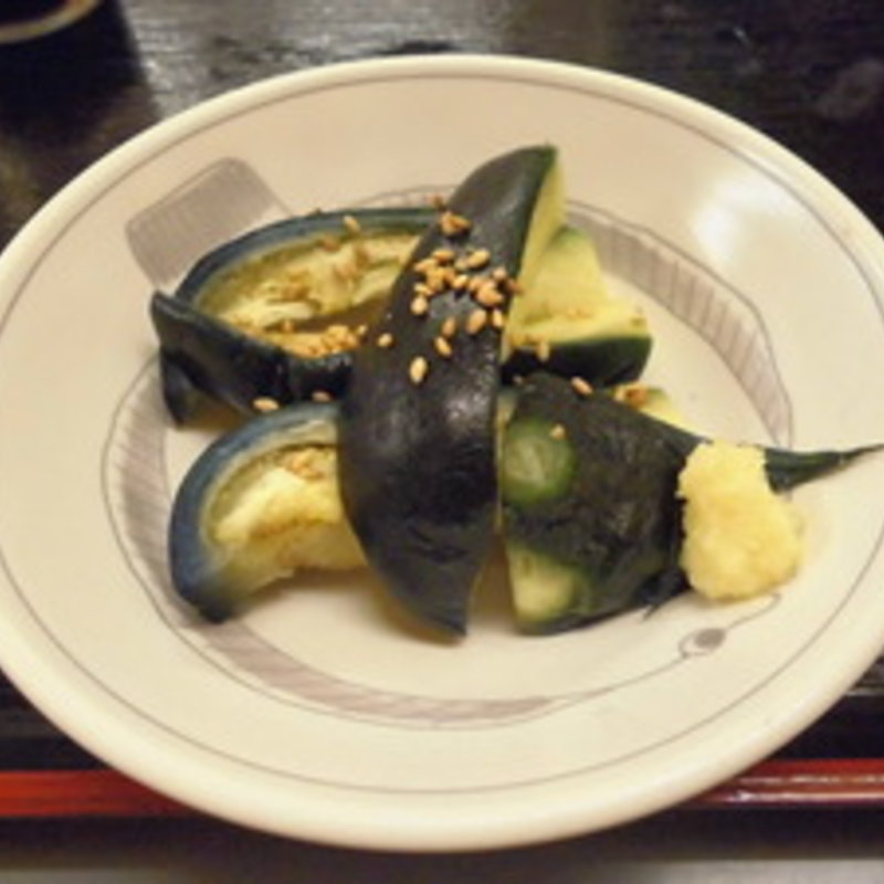 水茄子の漬物(酒房ぶんぷく)