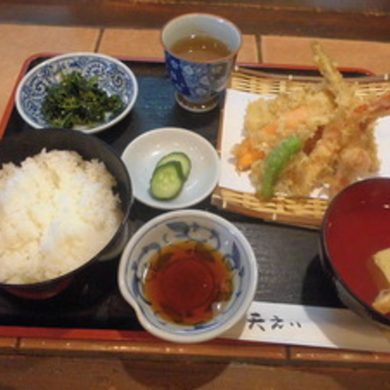 天麩羅定食(天えい )