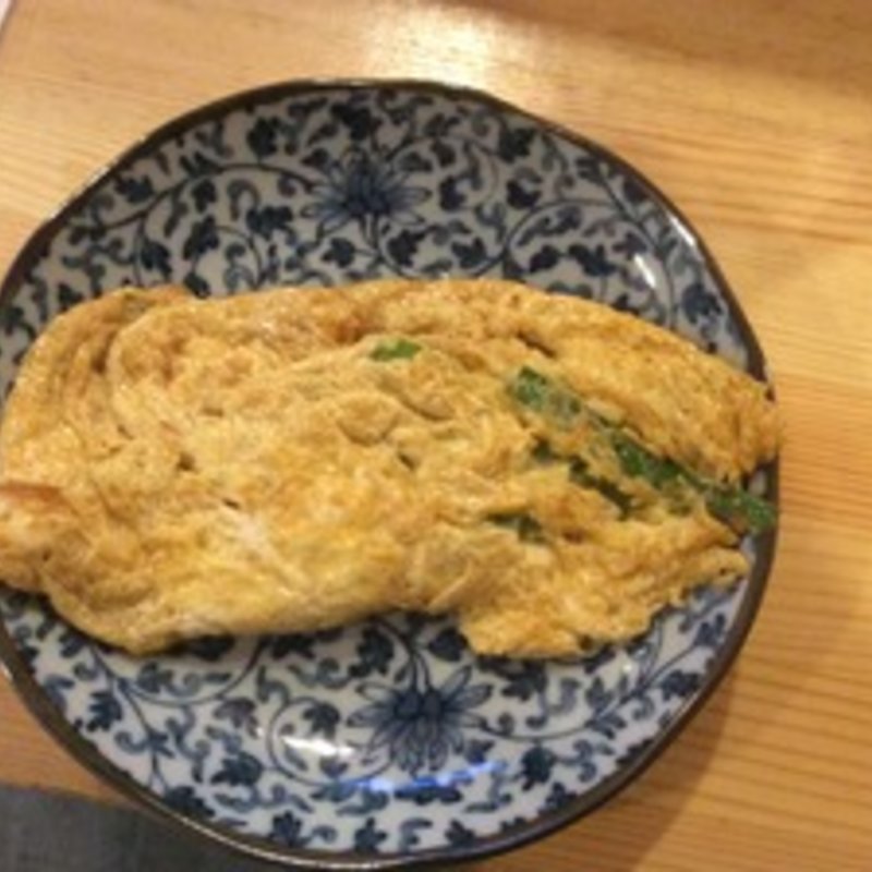 出汁入りニラ玉(いどや )