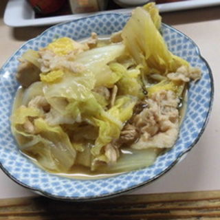 白菜と豚肉煮(居酒屋 あだち )