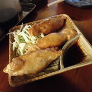 鶏皮餃子(まる笑 )