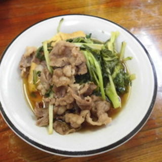 牛肉と春菊煮(京屋 本店)