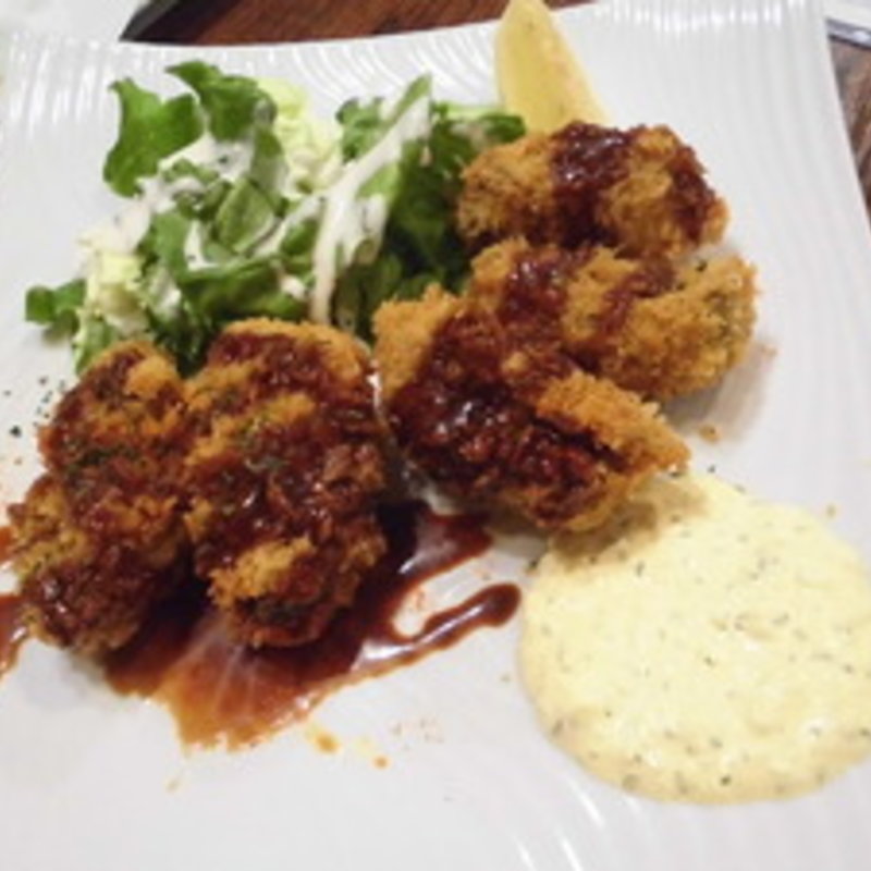 カキフライ(スタンドふじ)