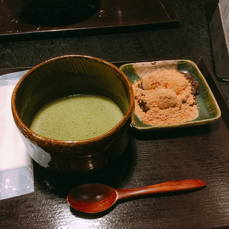 お抹茶セット(甘味処 柴ふく)