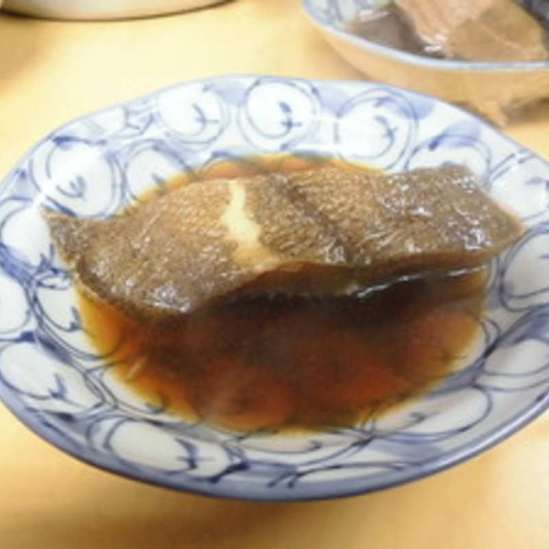 カレイの煮付(みつわや酒店)