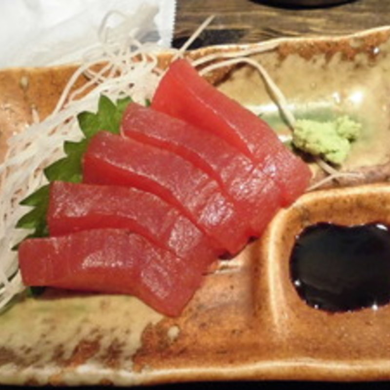 マグロの造り(ゆうだん丸)