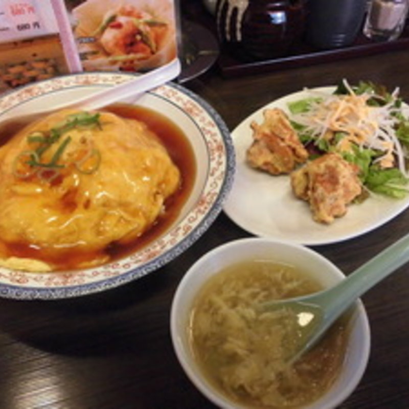 天からセット(大阪王 京橋総本店)