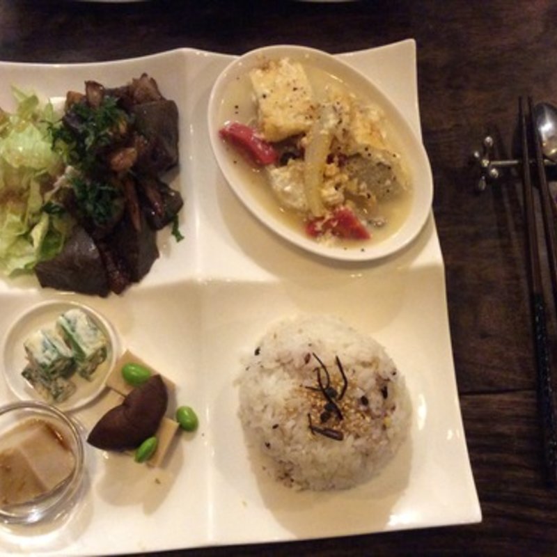 カフェ夜ご飯セット(catteria cloud nine 猫 カフェ)