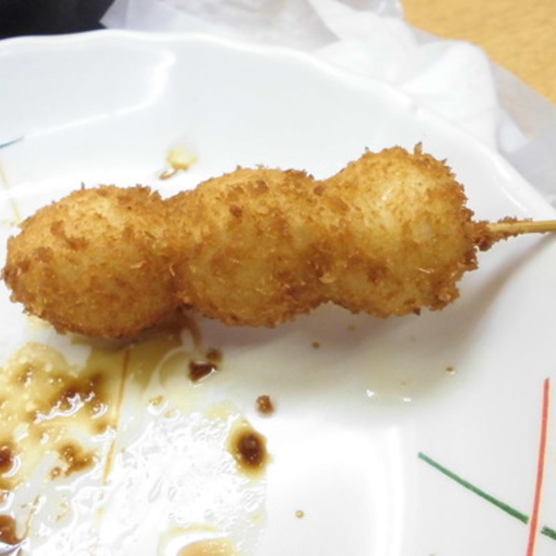 うずら(串かつ おおえす 三宮店)