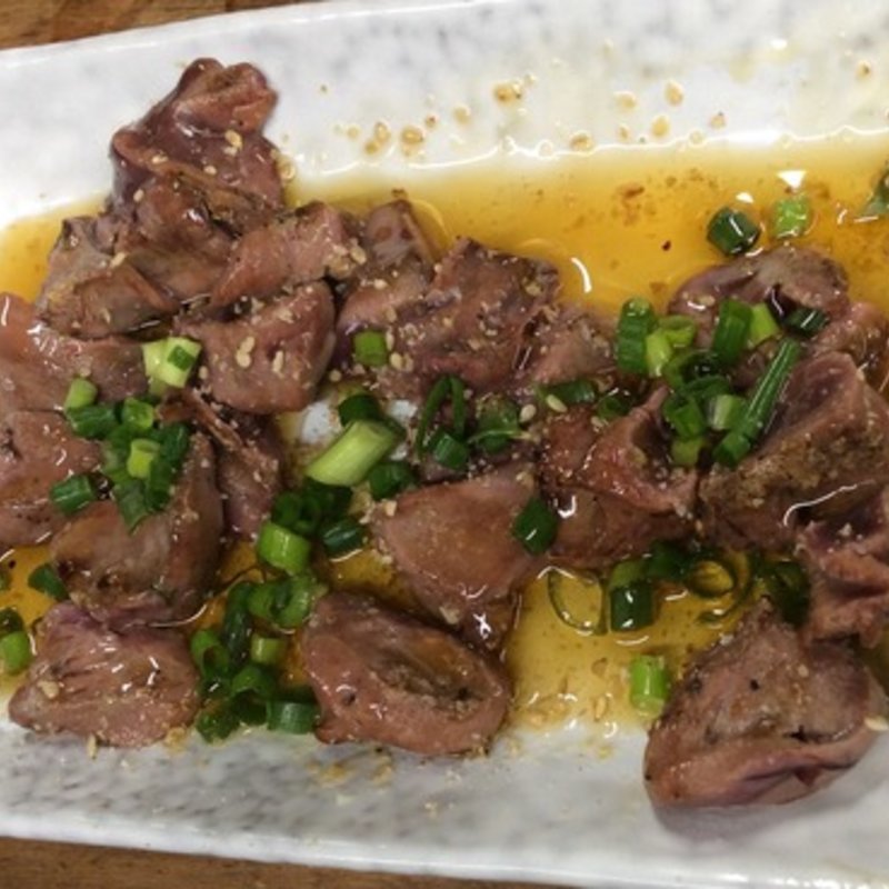 あぶりキモ(元祖焼き鳥八榮亭 下店)