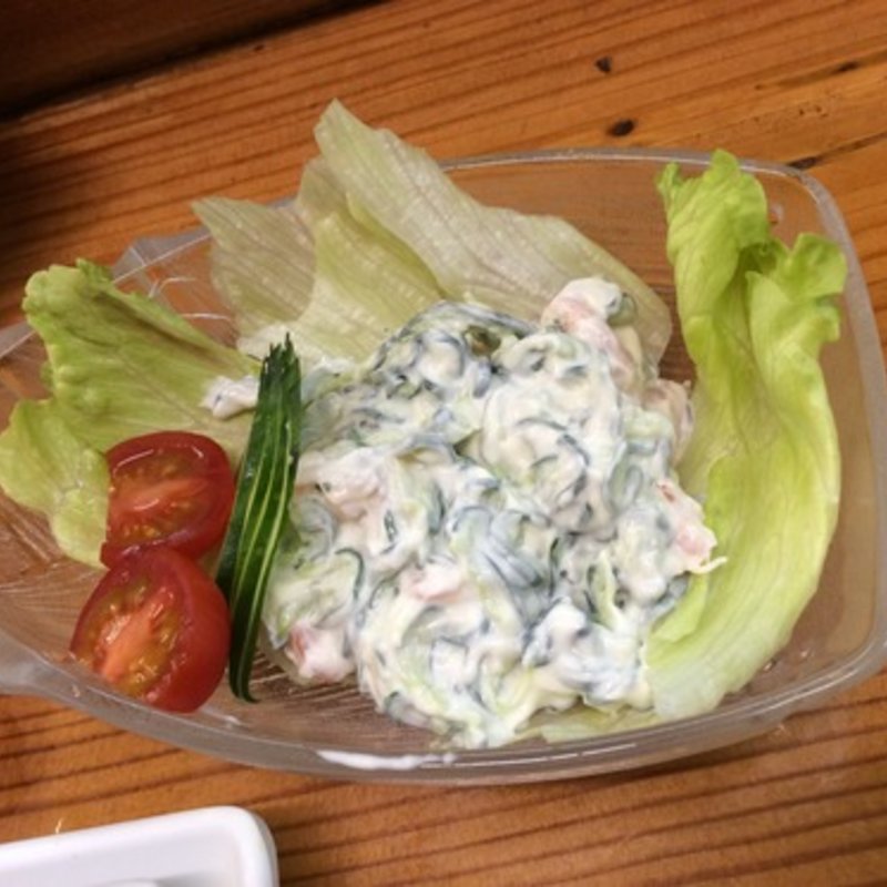 小エビサラダ(奴寿し)