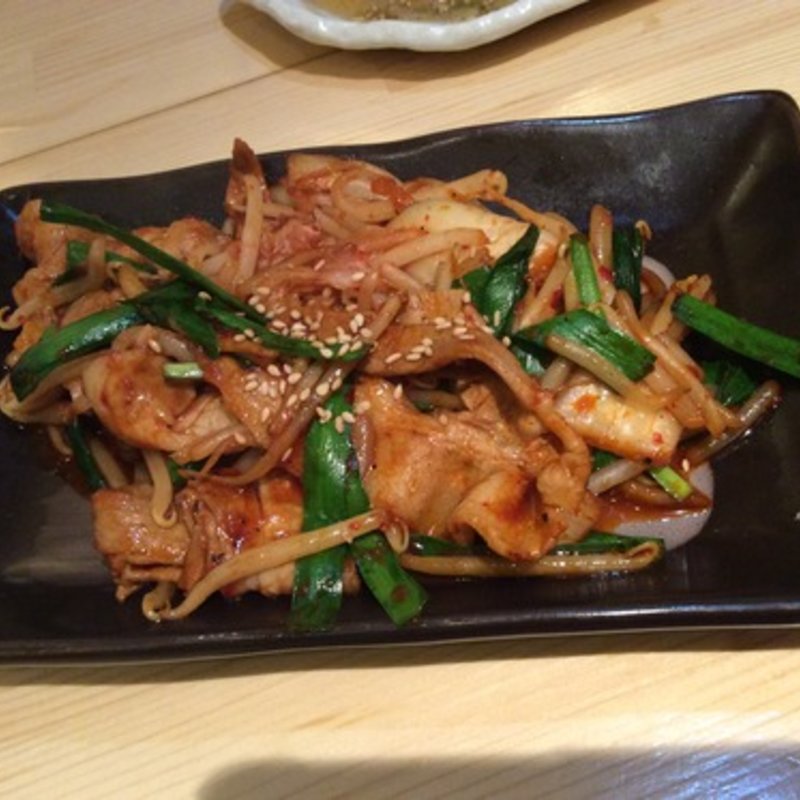 豚キムチ(立呑み・やきとん あべの酒場)