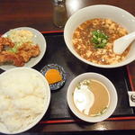 麻婆豆腐のセット(きんちゃん )