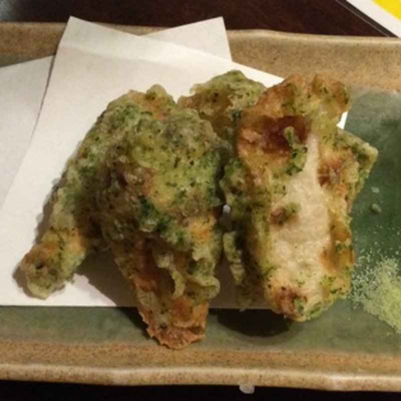 ちくわ磯部揚げ(志なのすけ お初天神店 （300円均一　海鮮居酒屋）)