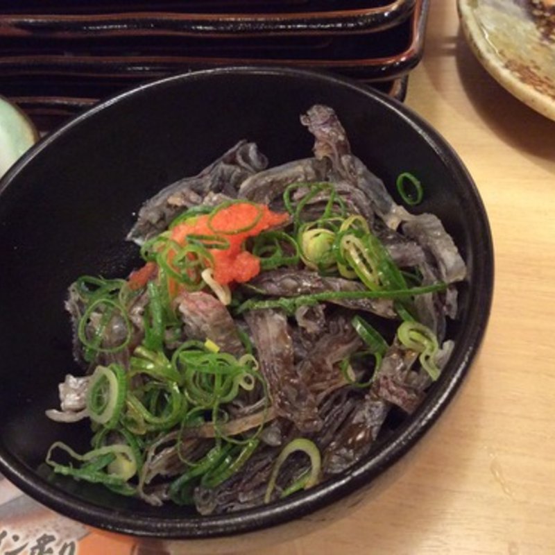 鯛皮ポン酢(魚心本店)