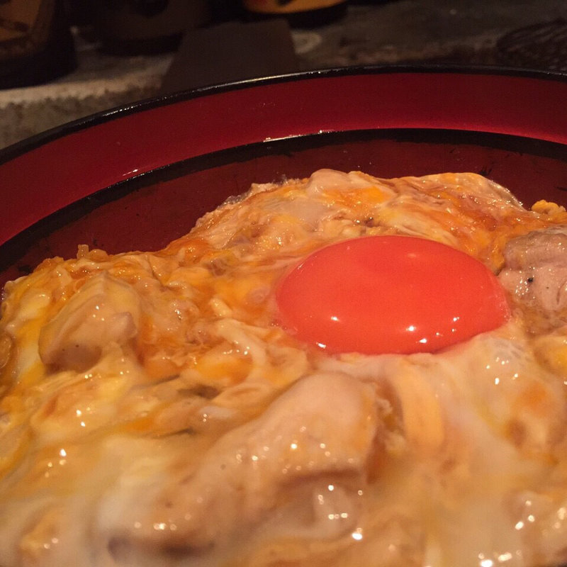 東京軍鶏の炭焼き親子丼(青山 鶏味座 本店)
