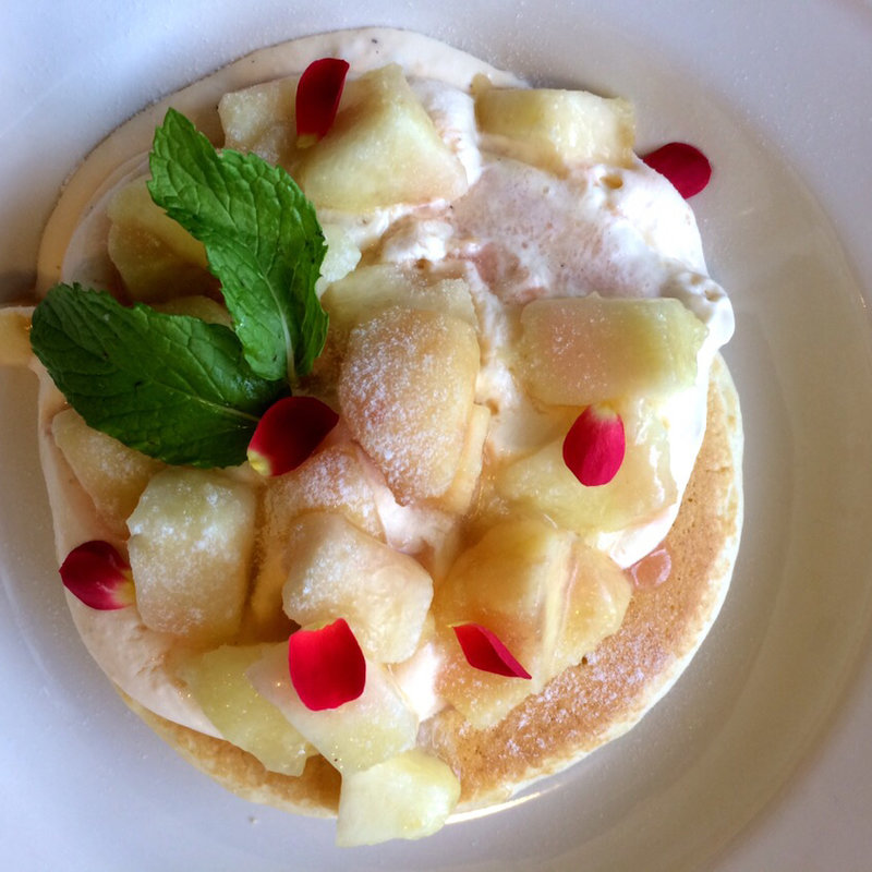 桃のパンケーキ(フリアンディーズ)