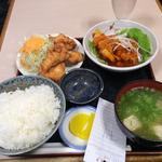 唐揚げとエビチリのセット(北野屋 )