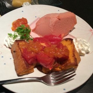 賀茂トマトの自家製フレンチトースト(五十松)