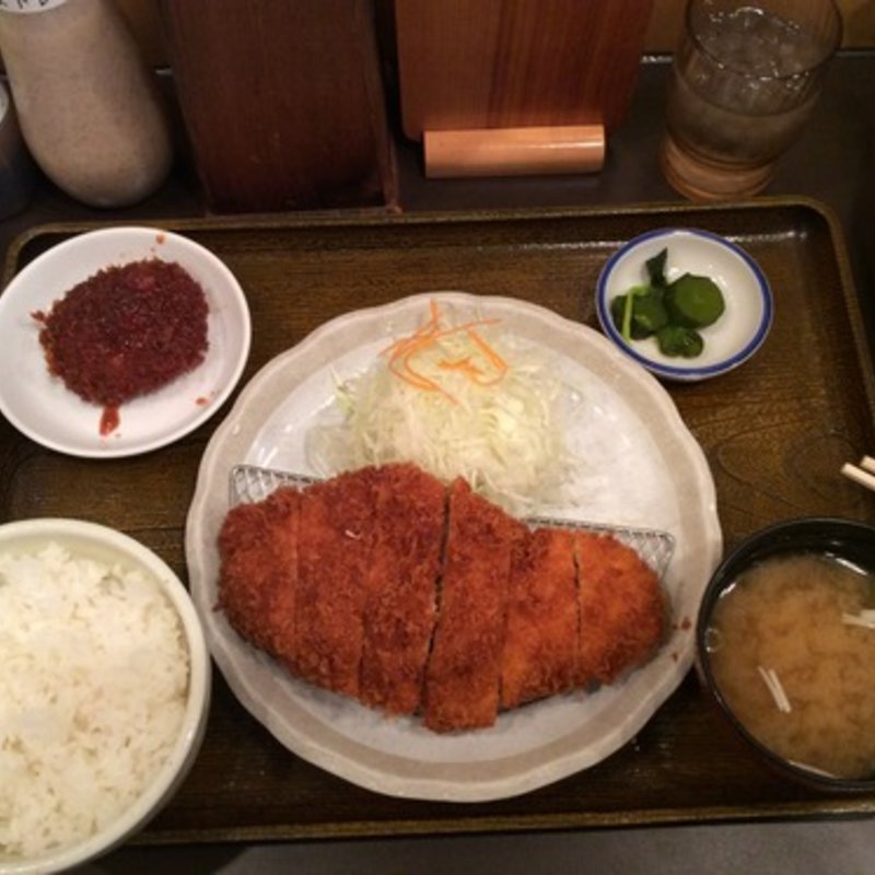 チキンカツ定食(だるま堂 （大阪とんかつ）)
